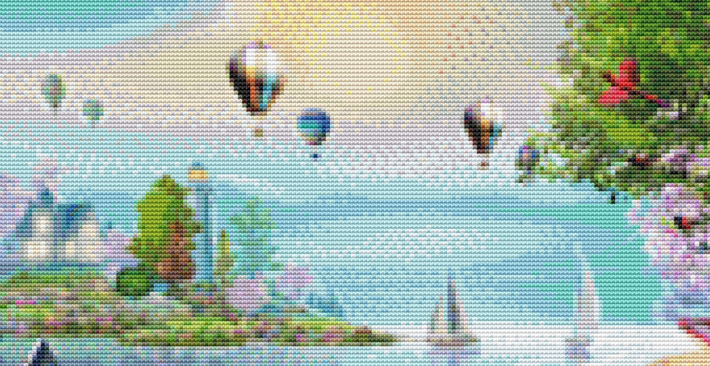 The Days Glory (Small) cross stitch pattern by Caplyn Dor/Porterfields Fine Art Licensing