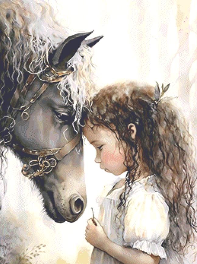 Best Buddies counted cross stitch pattern by Uniquely Made Wall Art