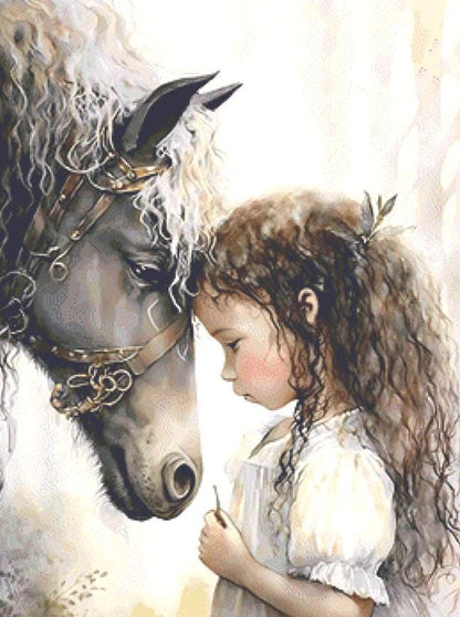 Best Buddies counted cross stitch pattern by Uniquely Made Wall Art