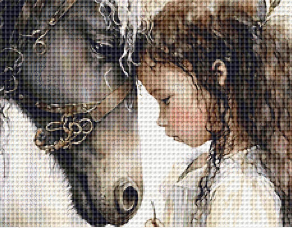 Best Buddies counted cross stitch pattern by Uniquely Made Wall Art