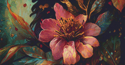 Watercolor Leopard counted cross stitch pattern by Digital Art Club AU