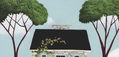 Brambleberry Cottage counted cross stitch pattern by Catherine Holman/Ansada Art Licensing Group, LLC
