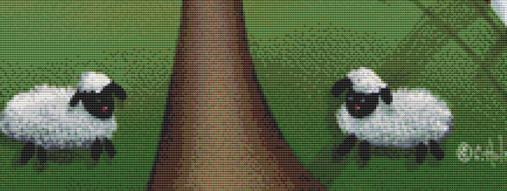 Brambleberry Cottage counted cross stitch pattern by Catherine Holman/Ansada Art Licensing Group, LLC