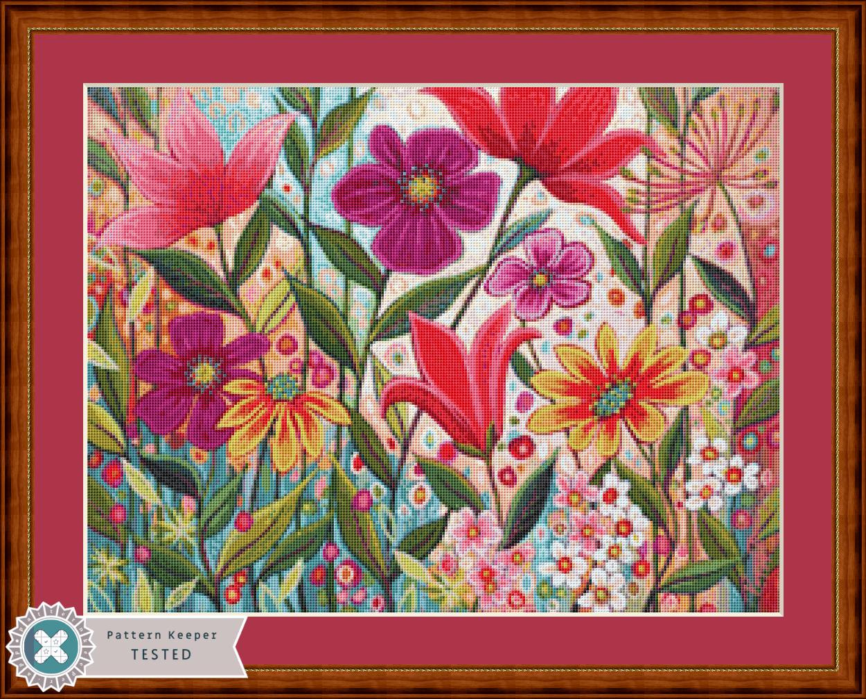 Fanciful (Small) counted cross stitch pattern by Peggy Davis/Porterfields Fine Art Licensing