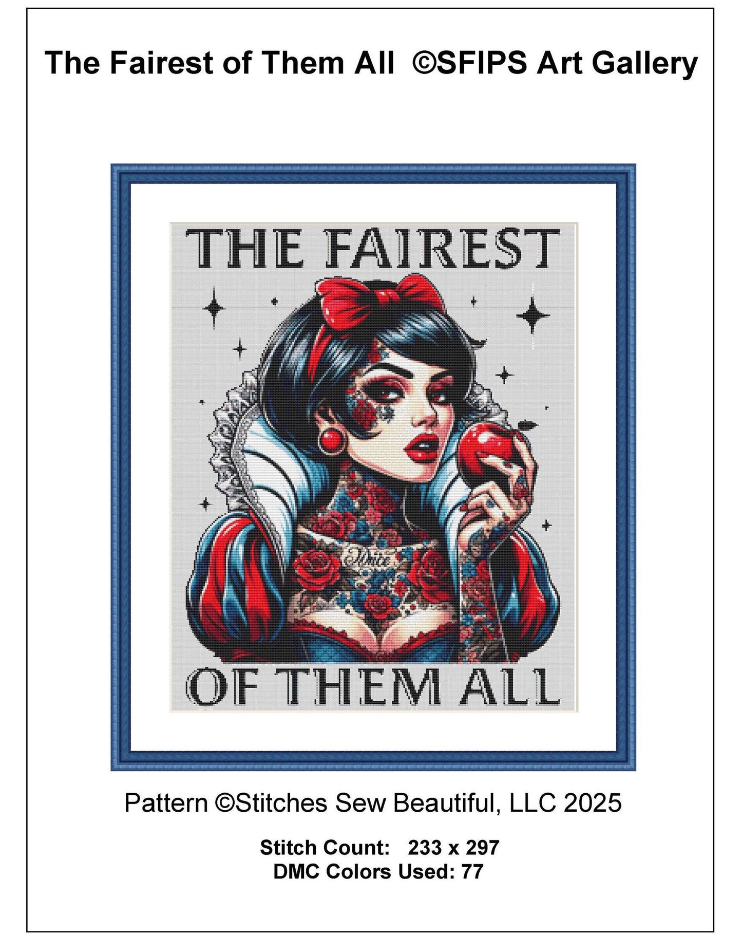 The Fairest of Them All cross stitch pattern by SFIPS Art Gallery