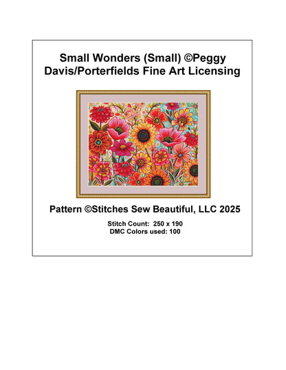 Small Wonders (Small) counted cross stitch pattern by Peggy Davis/Porterfields Fine Art Licensing