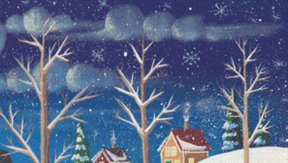 Christmas Carolers (Max Size/Color) counted cross stitch pattern by Kim Leo licensed by JMS Art licensing