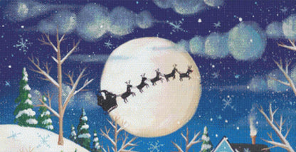 Christmas Carolers (Max Size/Color) counted cross stitch pattern by Kim Leo licensed by JMS Art licensing