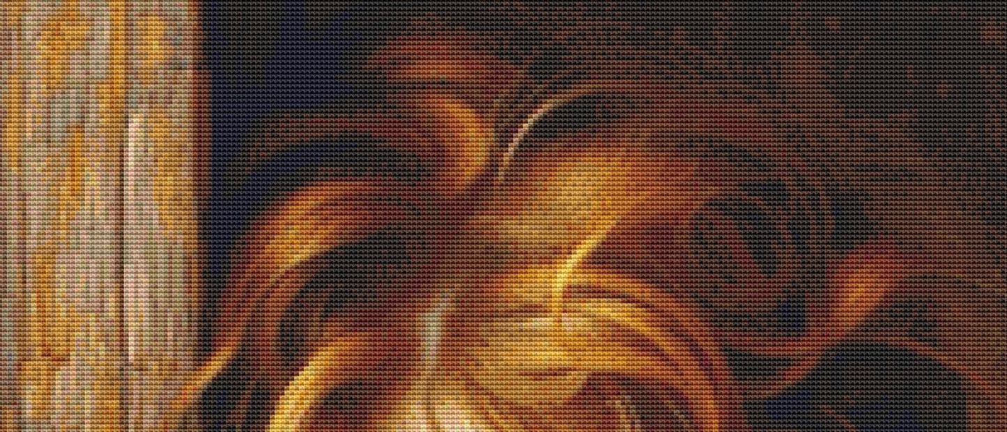 Hidden counted cross stitch pattern by Ingrid Jean AI Art