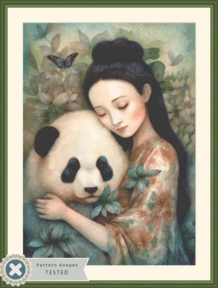 Animal Lovers 3 counted cross stitch pattern by Dutch Lady Mystic Art