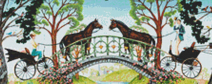 Creek Crossing (Small) counted cross stitch pattern by Joseph Holodook/Porterfields Fine Art Licensing