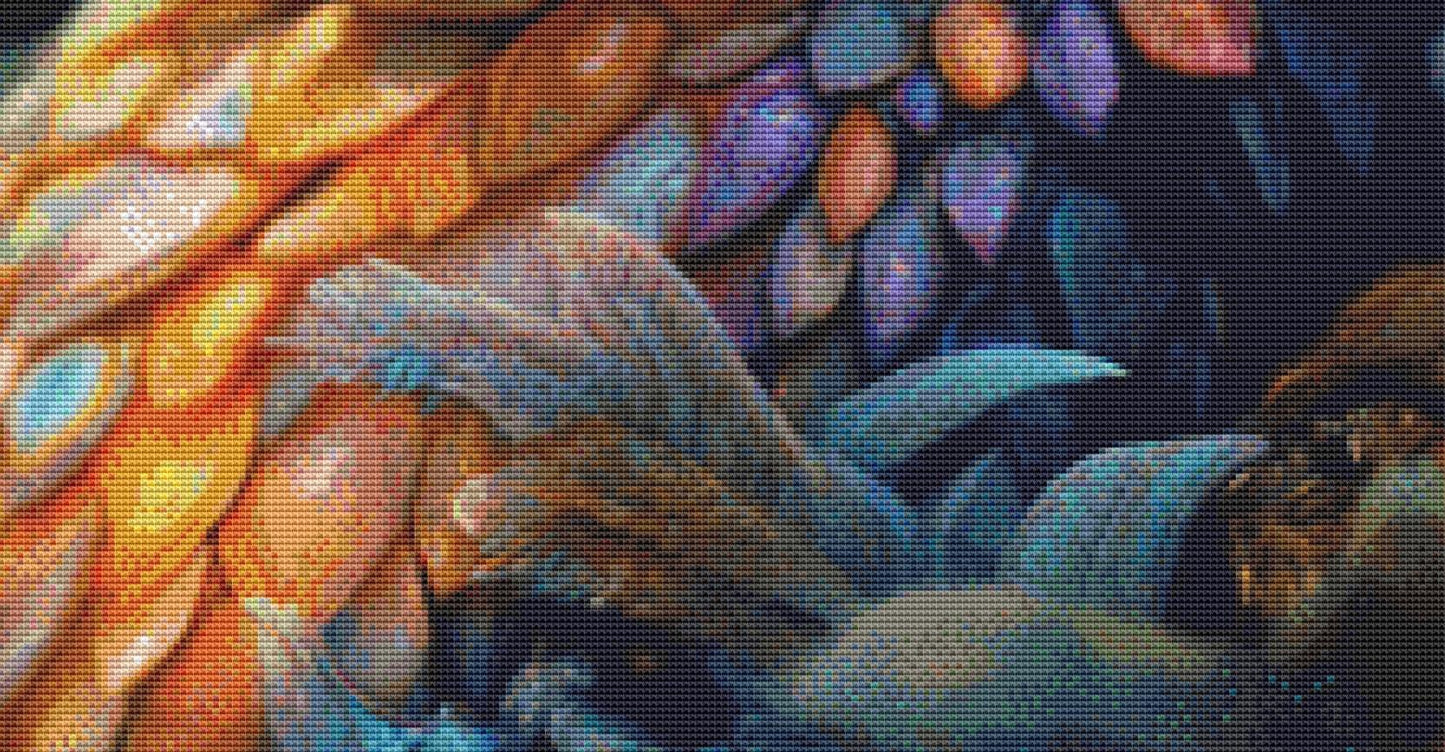 Poppy! counted cross stitch pattern by Serr.Kai A Quill & Ink