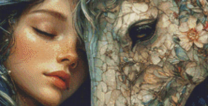 Bound counted cross stitch pattern by Serr.Kai A Quill & Ink