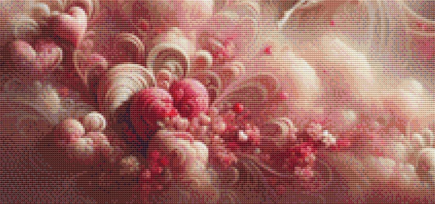 Ethereal Fairy of Love counted cross stitch pattern by World of Love Hearts/Adrian G. Eyre