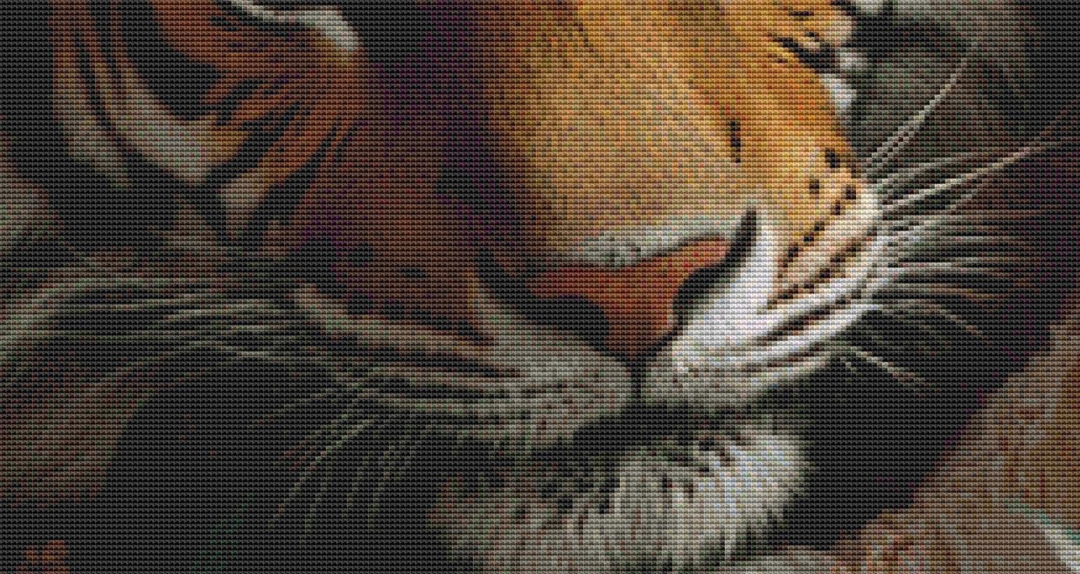 Angelic counted cross stitch pattern by Eder Jose Rosa