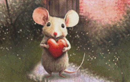 House Mouse (Max Size/Color) counted cross stitch pattern by Tammy L. Gross