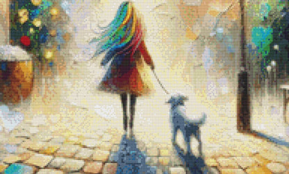 Cobblestone Dream counted cross stitch pattern by World of Love Hearts/Adrian G. Eyre