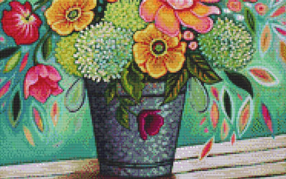 Florenza (Small) counted cross stitch pattern by Peggy Davis/Portefields Fine Art Licensing