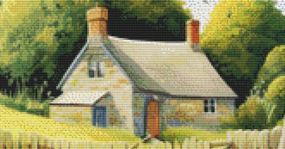The Path to my Dream Cottage counted cross stitch pattern by Liededrom