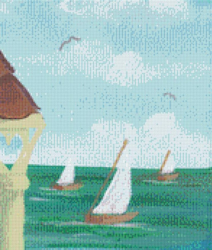 Sweet Valentine (Max Size/Color) counted cross stitch pattern by Kim Leo licensed by JMS Art Licensing