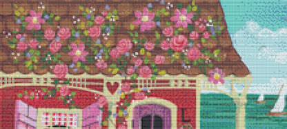 Sweet Valentine (Small) counted cross stitch pattern by Kim Leo licensed by JMS Art Licensing