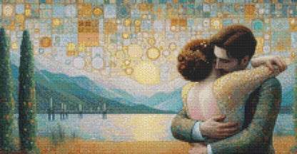 Loving Embrace (Small) counted cross stitch pattern by Ana Dias