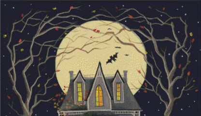 Enter If You Dare (Max Size/Color) counted cross stitch pattern by Kim Leo licensed by JMS Art Licensing