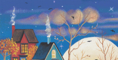 Ghost Rider (Max Size/Color) counted cross stitch pattern by Kim Leo licensed by JMS Art Licensing