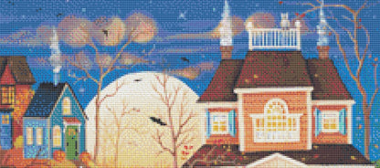 Ghost Rider (Small) counted cross stitch pattern by Kim Leo licensed by JMS Art Licensing