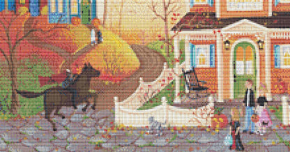 Ghost Rider (Small) counted cross stitch pattern by Kim Leo licensed by JMS Art Licensing