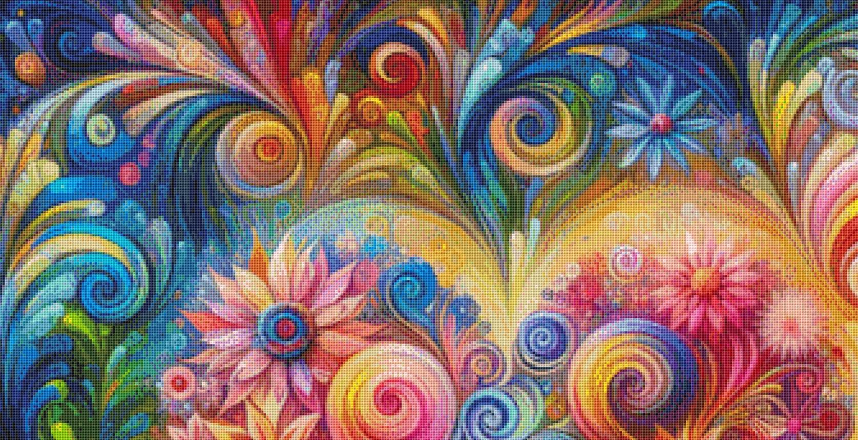 Heart of Joy counted cross stitch pattern by World of Love Hearts/Adrian G. Eyre