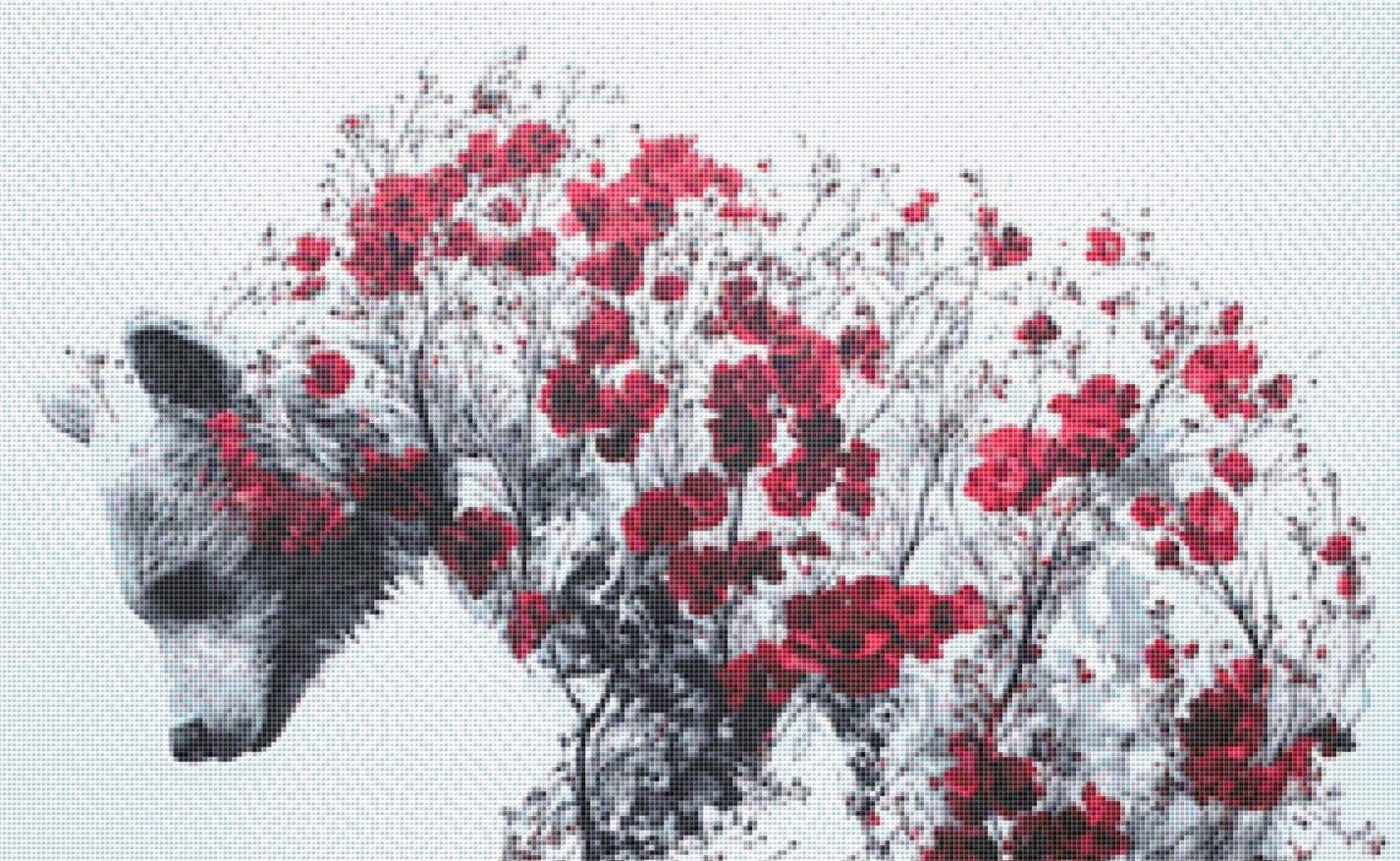 A Petal at a Time counted cross stitch pattern by Serr.Kai A Quill & Ink