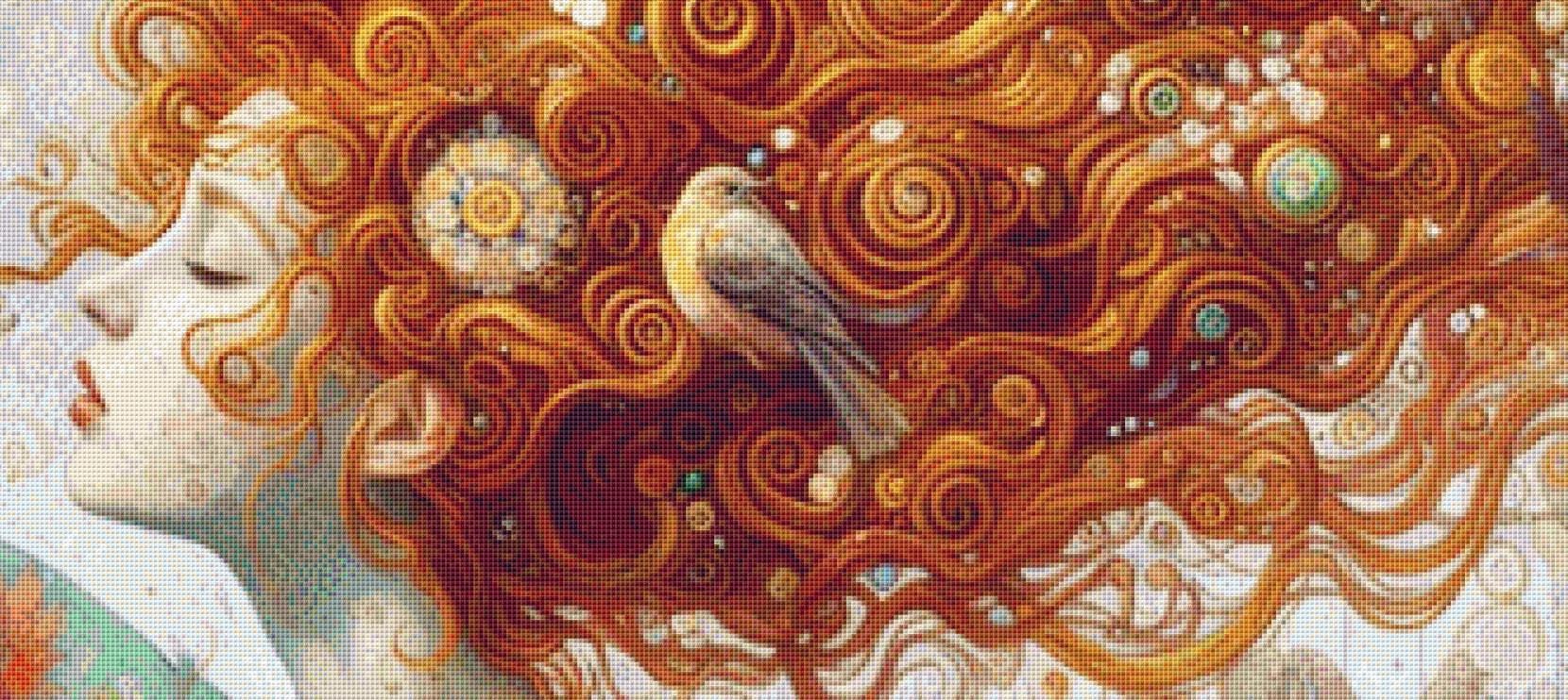 Springtime Splendor counted cross stitch pattern by Ana Dias