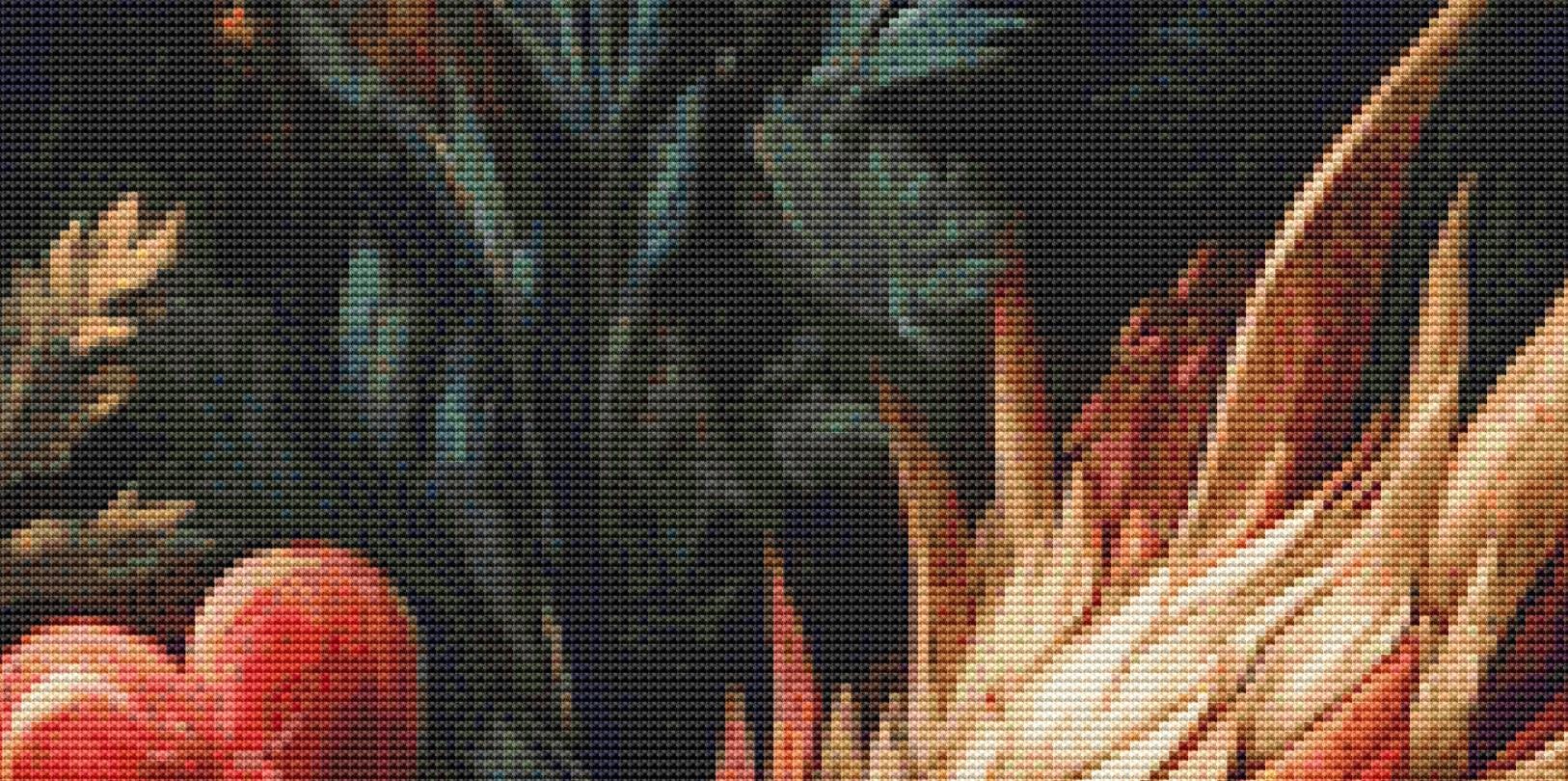 Heart of February counted cross stitch pattern by Serr.Kai A Quill & Ink