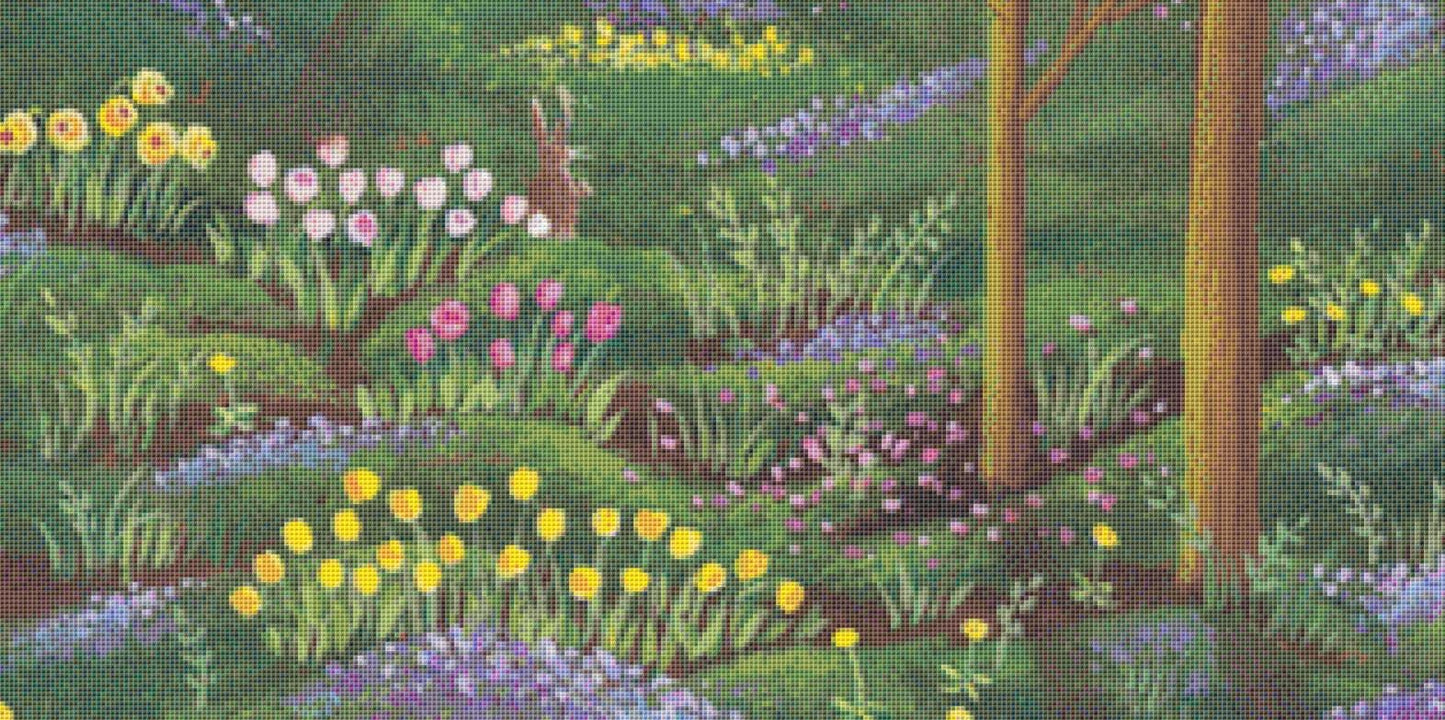 New Moon (Max Size/Color) counted cross stitch pattern by Kim Leo licensed by JMS Art Licensing