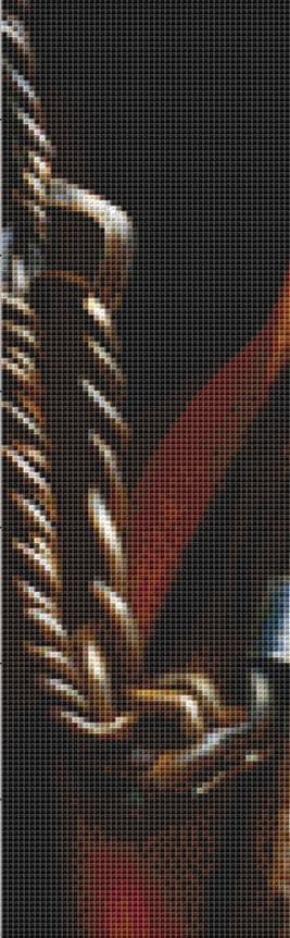 Randeshine Dragon counted cross stitch pattern by Serr.Kai A Quill & Ink