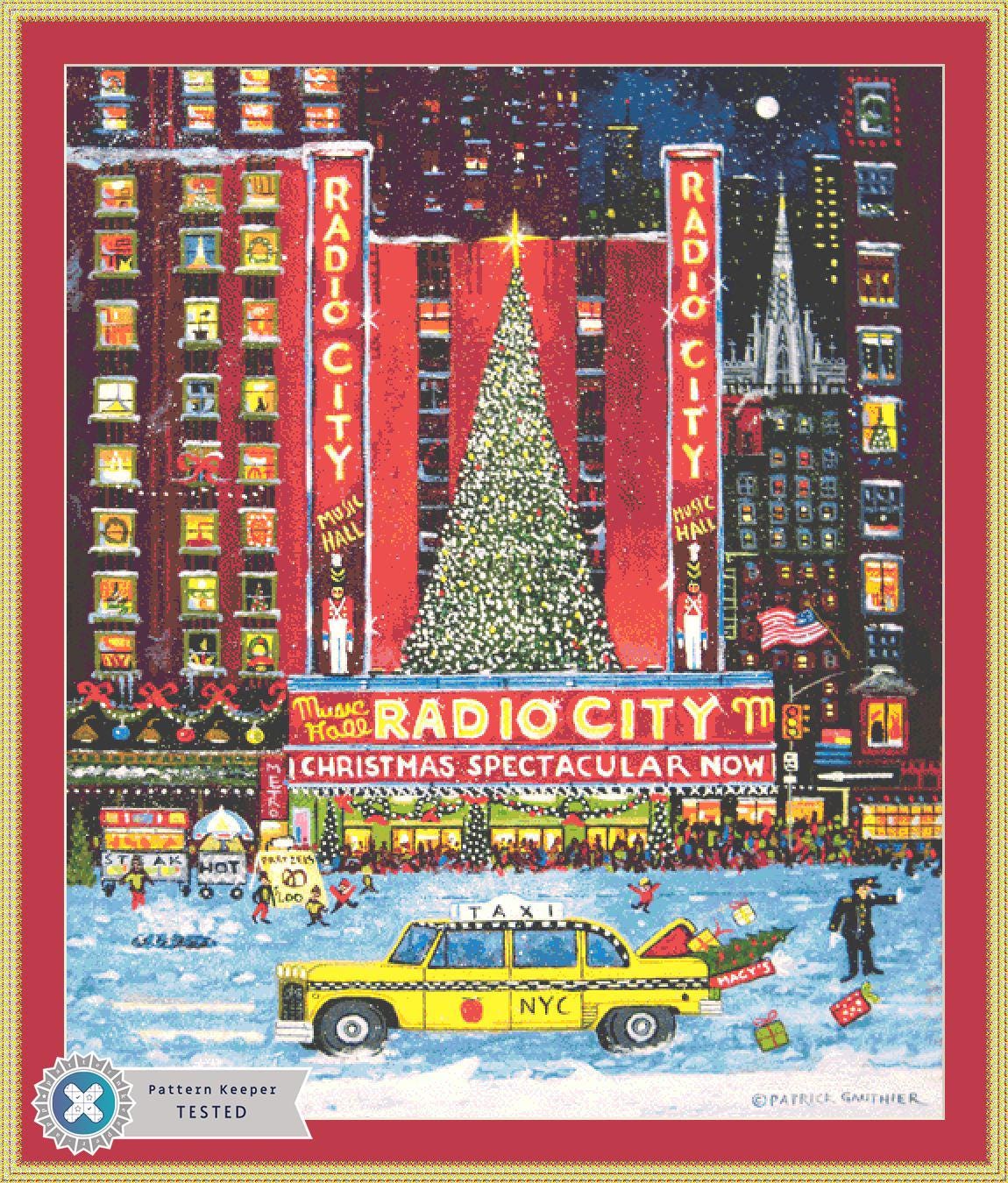 Radio City Christmas Spectacular (Max Size/Color) cross stitch pattern by Patrick Gauthier