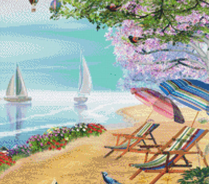 The Days Glory cross stitch pattern © Caplyn Dor/Porterfields Fine Art Licensing