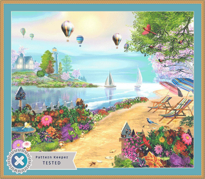 The Days Glory (Max Size/Color) cross stitch pattern by Caplyn Dor/Porterfields Fine Art Licensing