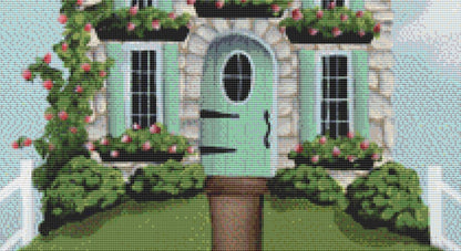 Brambleberry Cottage counted cross stitch pattern by Catherine Holman/Ansada Art Licensing Group, LLC