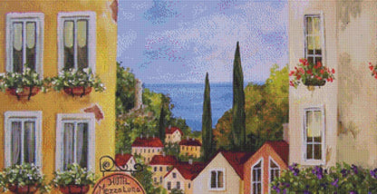 Via Maria Bella (Max Color) counted cross stitch pattern by Gwendolyn McShepard/Ansada Art Licensing Group, LLC
