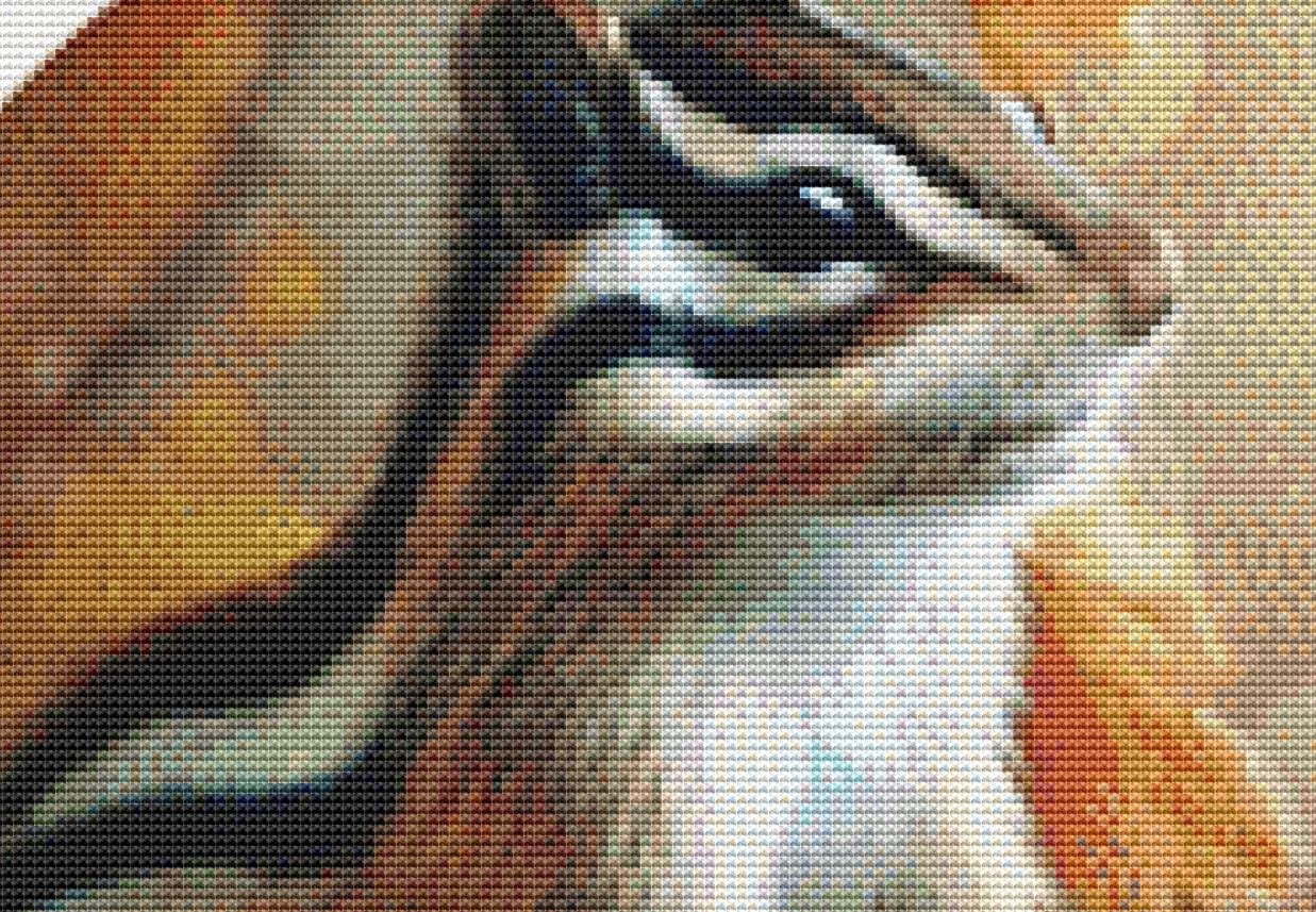 Chip (Round) counted cross stitch pattern by  Tammy L. Gross