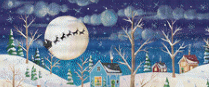 Christmas Carolers (Small) counted cross stitch pattern by Kim Leo licensed by JMS Art Licensing