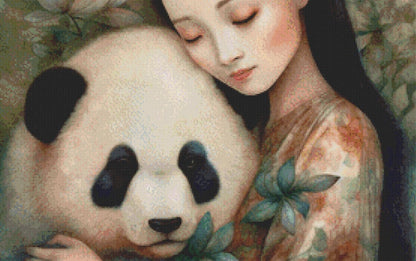 Animal Lovers 3 counted cross stitch pattern by Dutch Lady Mystic Art