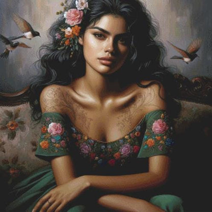 Valentina counted cross stitch pattern by Ana Dias
