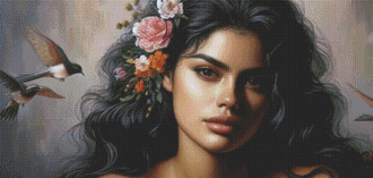 Valentina counted cross stitch pattern by Ana Dias