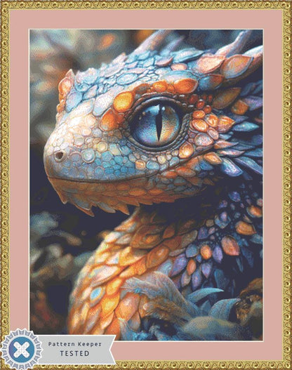 Poppy! counted cross stitch pattern by Serr.Kai A Quill & Ink