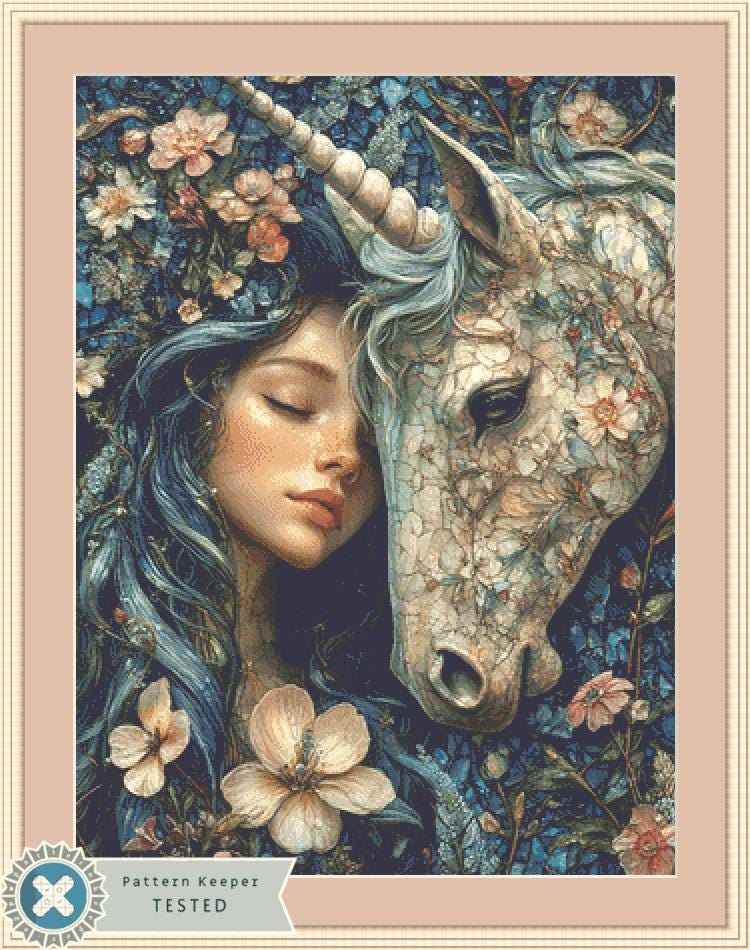 Bound counted cross stitch pattern by Serr.Kai A Quill & Ink