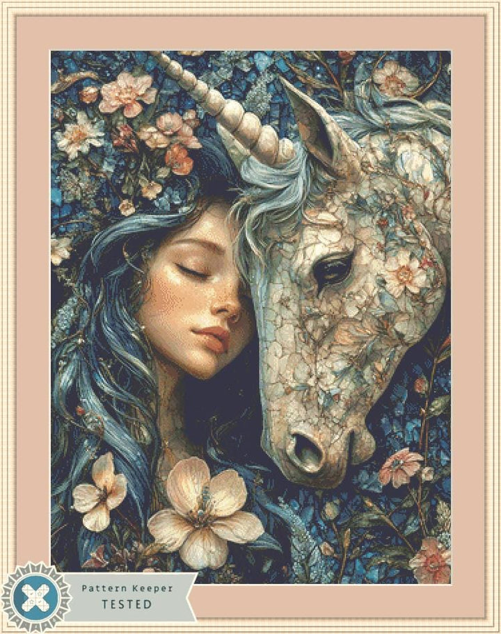 Bound counted cross stitch pattern by Serr.Kai A Quill & Ink