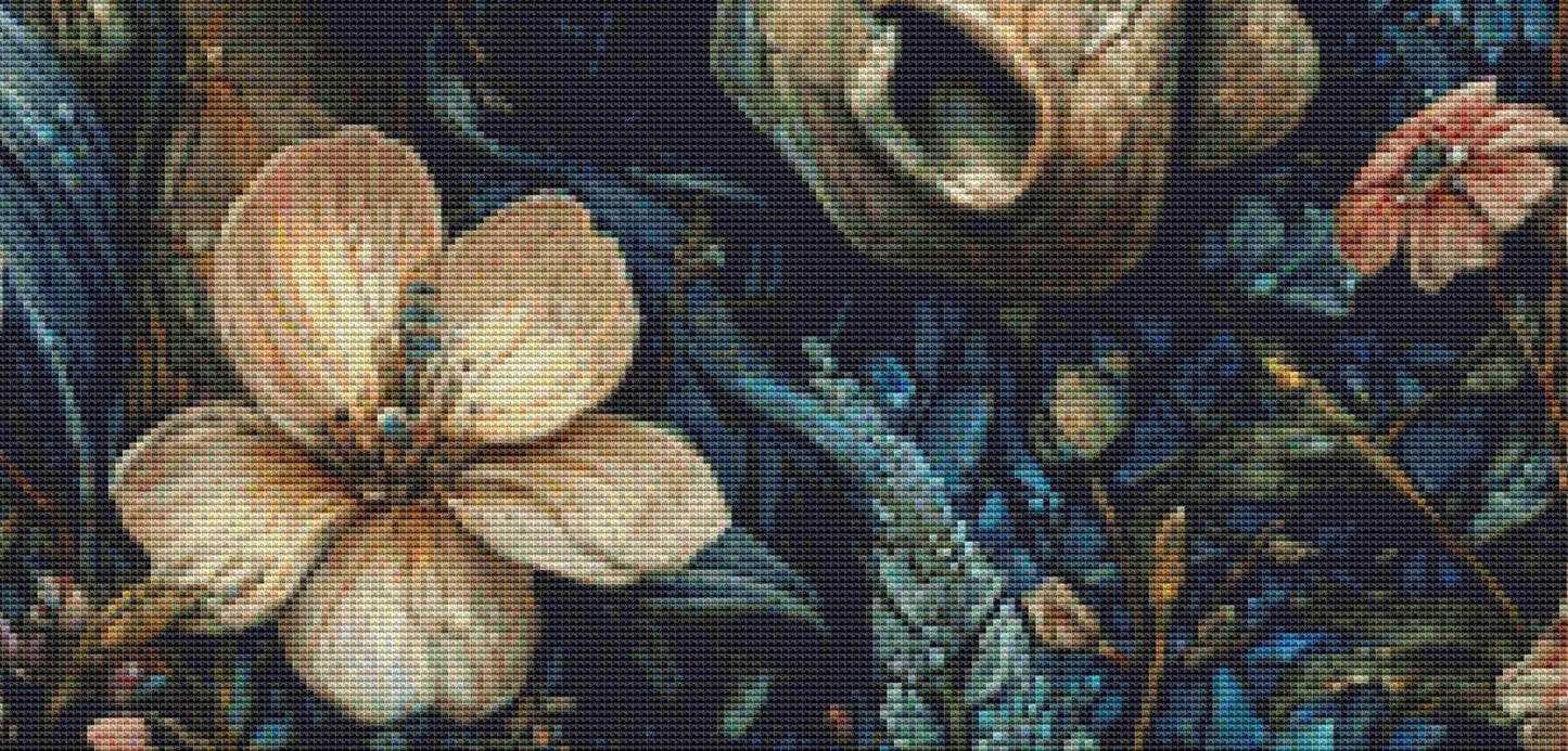 Bound counted cross stitch pattern by Serr.Kai A Quill & Ink